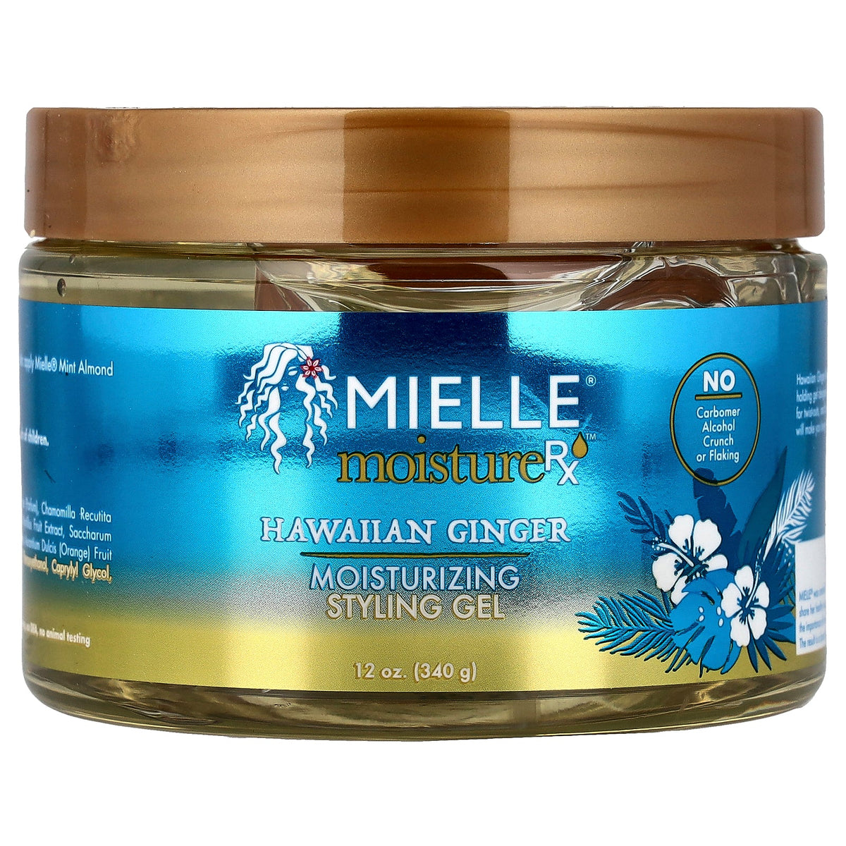 Mielle, Moisture RX™, Moisturizing Styling Gel, Hawaiian Ginger, 12 oz (340 g)
