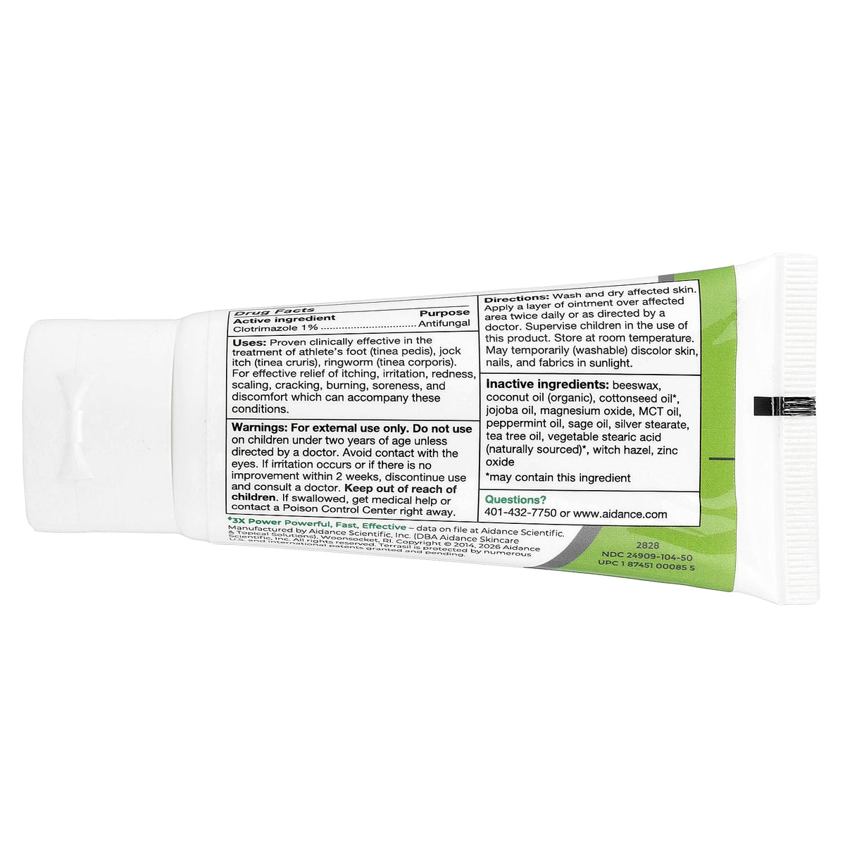 Terrasil, Tinea Treatment, 1.7 oz (50 g)