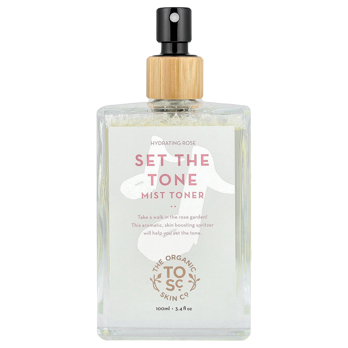 The Organic Skin Co., Set The Tone Mist Toner, For All Skin Types, Hydrating Rose, 3.4 fl oz (100 ml)