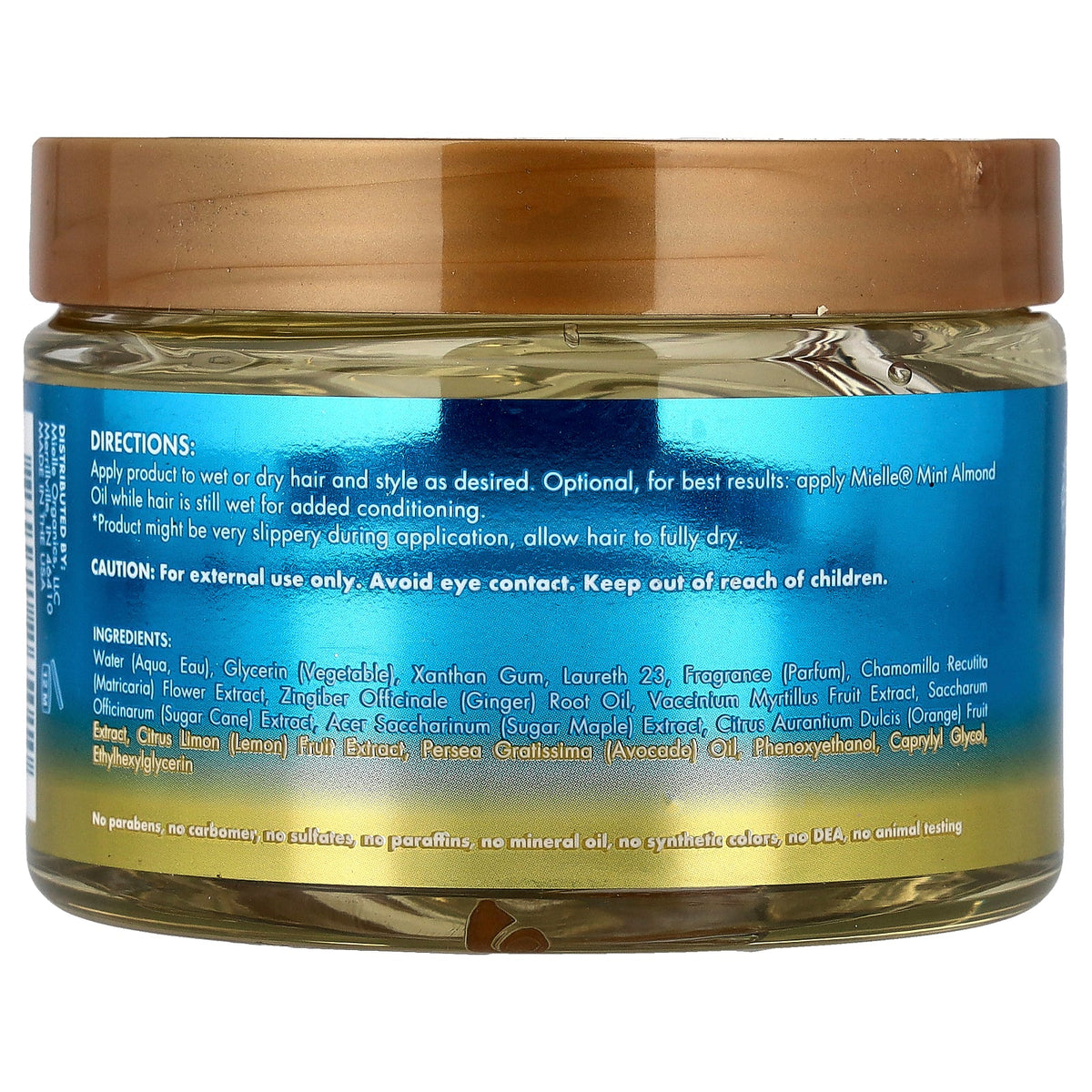 Mielle, Moisture RX™, Moisturizing Styling Gel, Hawaiian Ginger, 12 oz (340 g)