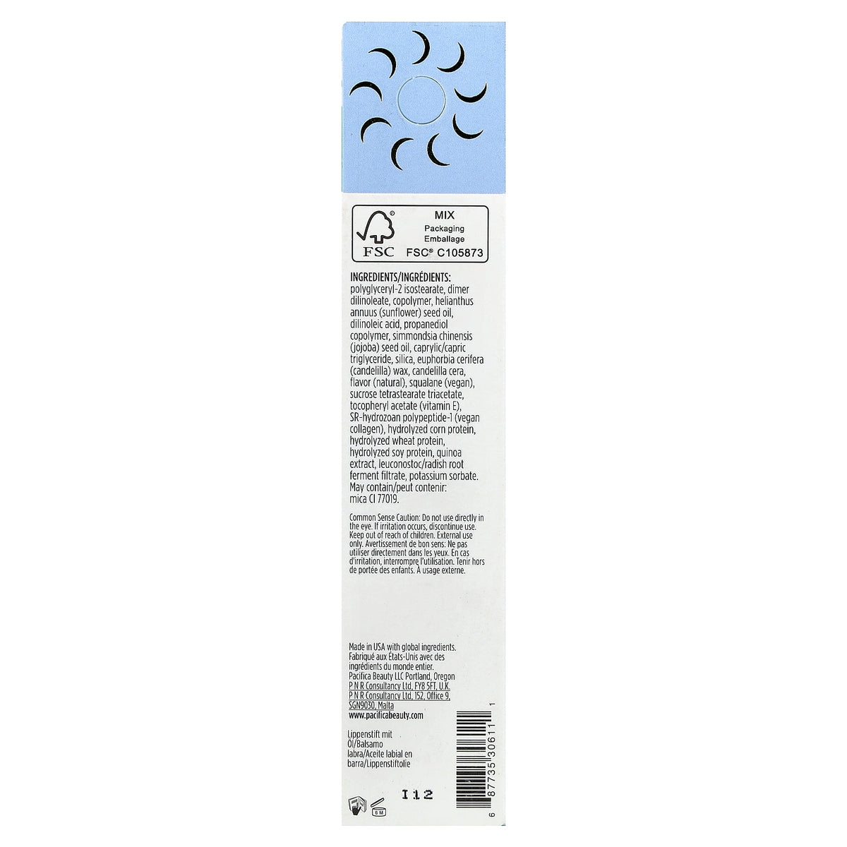 Pacifica, Complex Lip Balm, Wake Up Beautiful, 0.50 fl oz (15 ml)