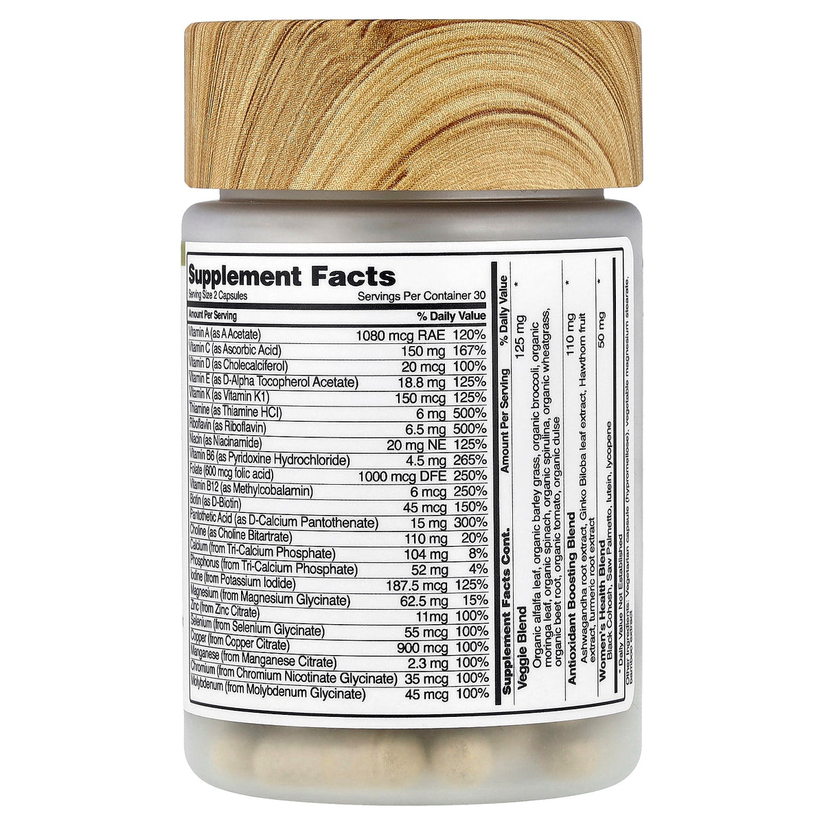 Snap Supplements, Women's Daily, Multi Vitamin, 60 Capsules