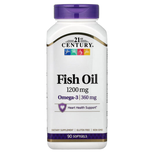 21st Century, Fish Oil, 1,200 mg, 90 Softgels