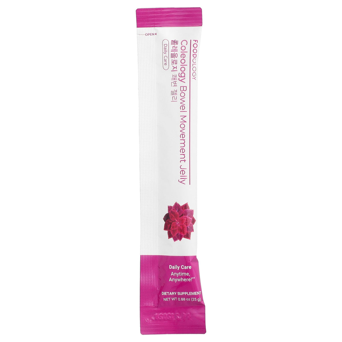 Foodology, Coleology Bowel Movement Jelly, 10 Sticks, 0.88 oz (25 g) Each