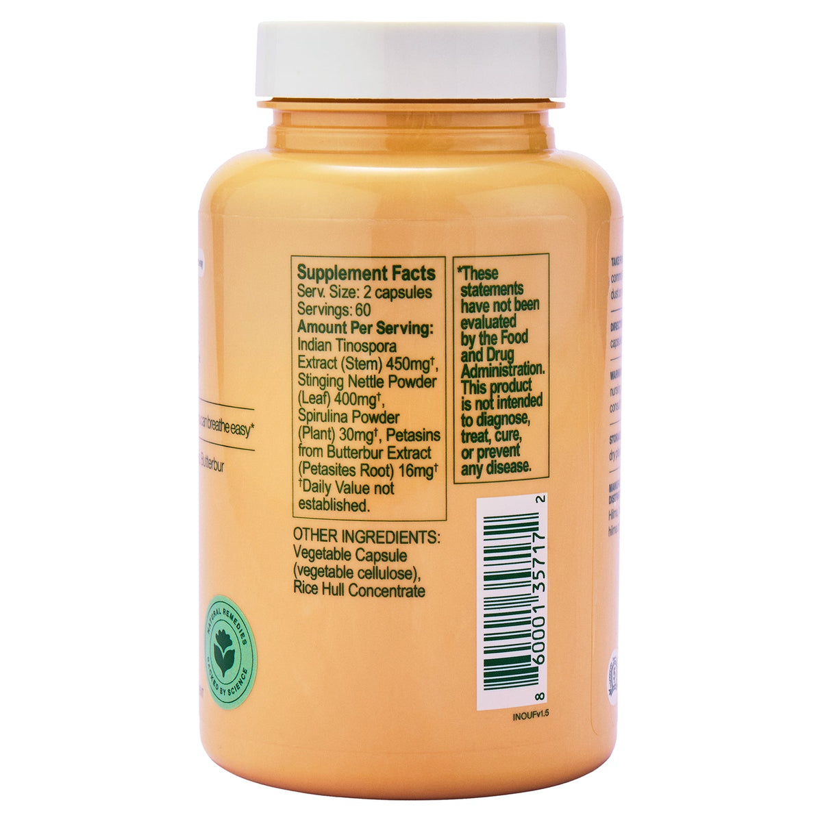 Hilma, Pollen Defense, 120 Capsules