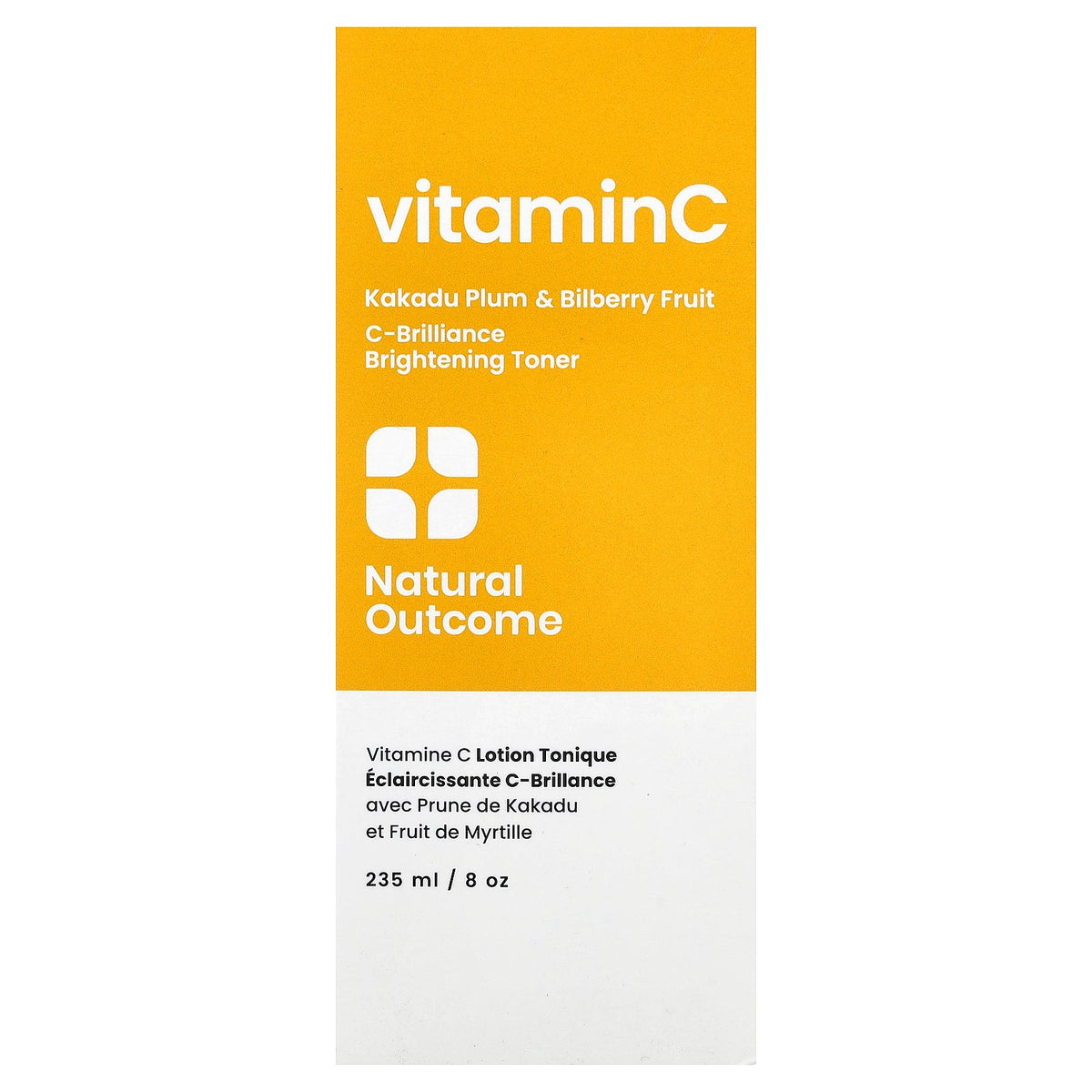 Natural Outcome, Vitamin C, C-Brilliance Brightening Toner, 8 oz (235 ml)