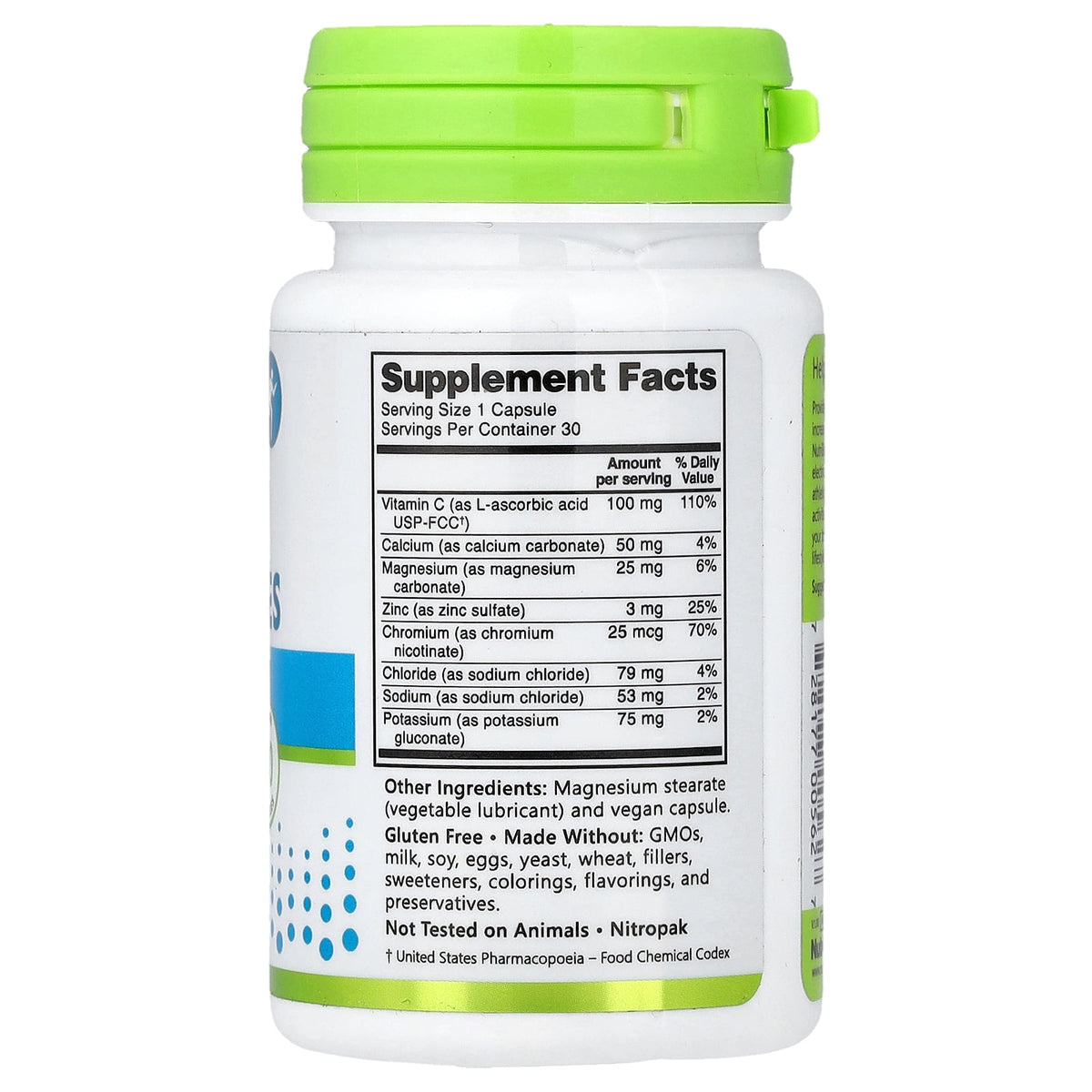 NutriBiotic, Performance, Essential Electrolytes, 30 Vegan Capsules