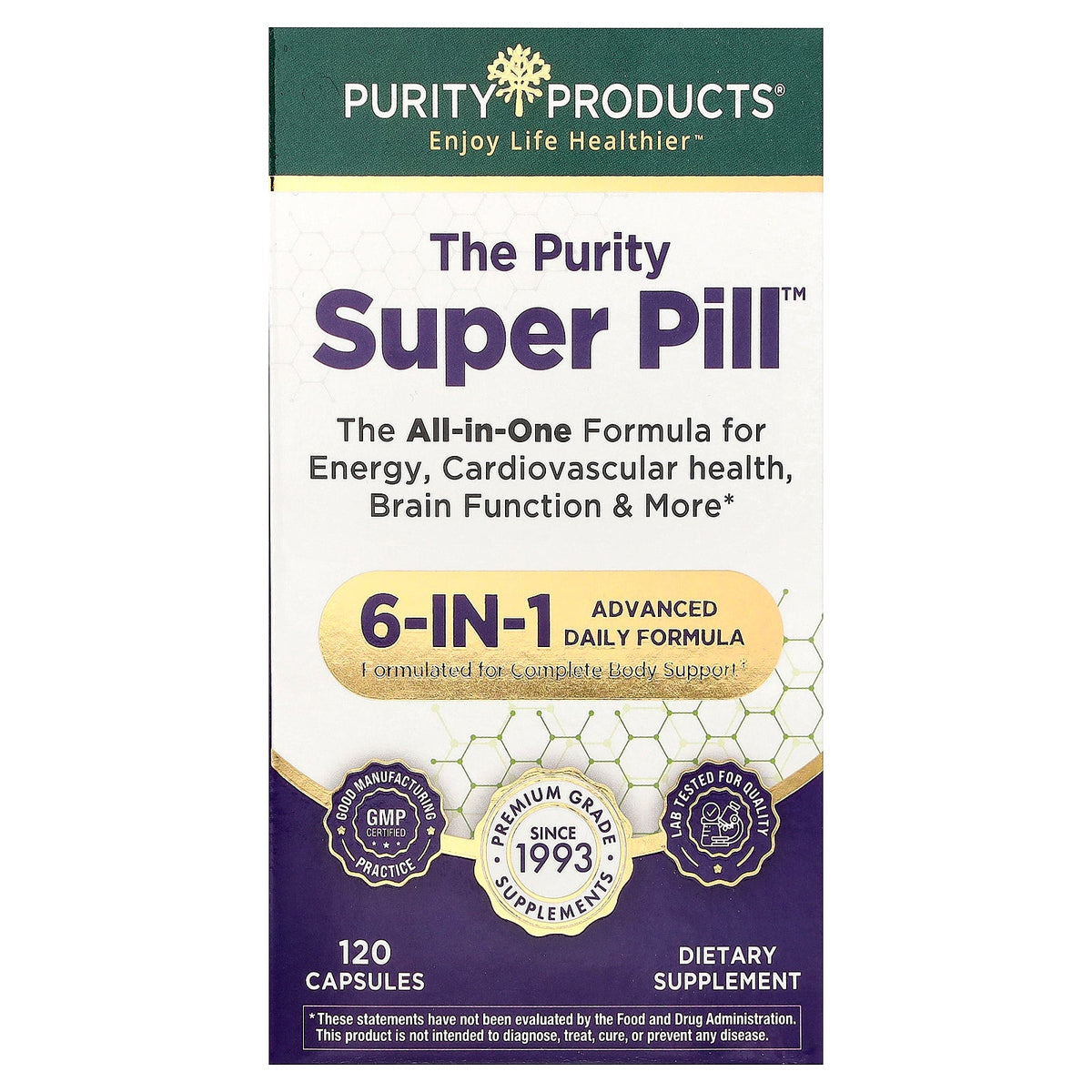 Purity Products, The Purity Super Pill™, 120 Softgels