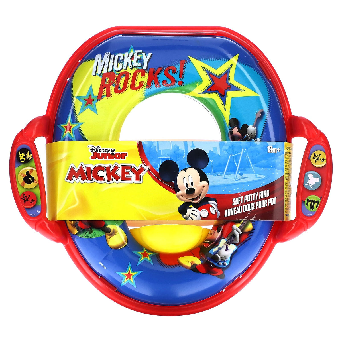 The First Years, Soft Potty Ring, 18M+, Disney Junior Mickey, 1 Potty Ring