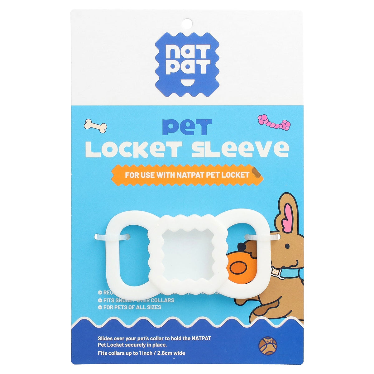 NATPAT, Pet Locket Sleeve, 1 Sleeve