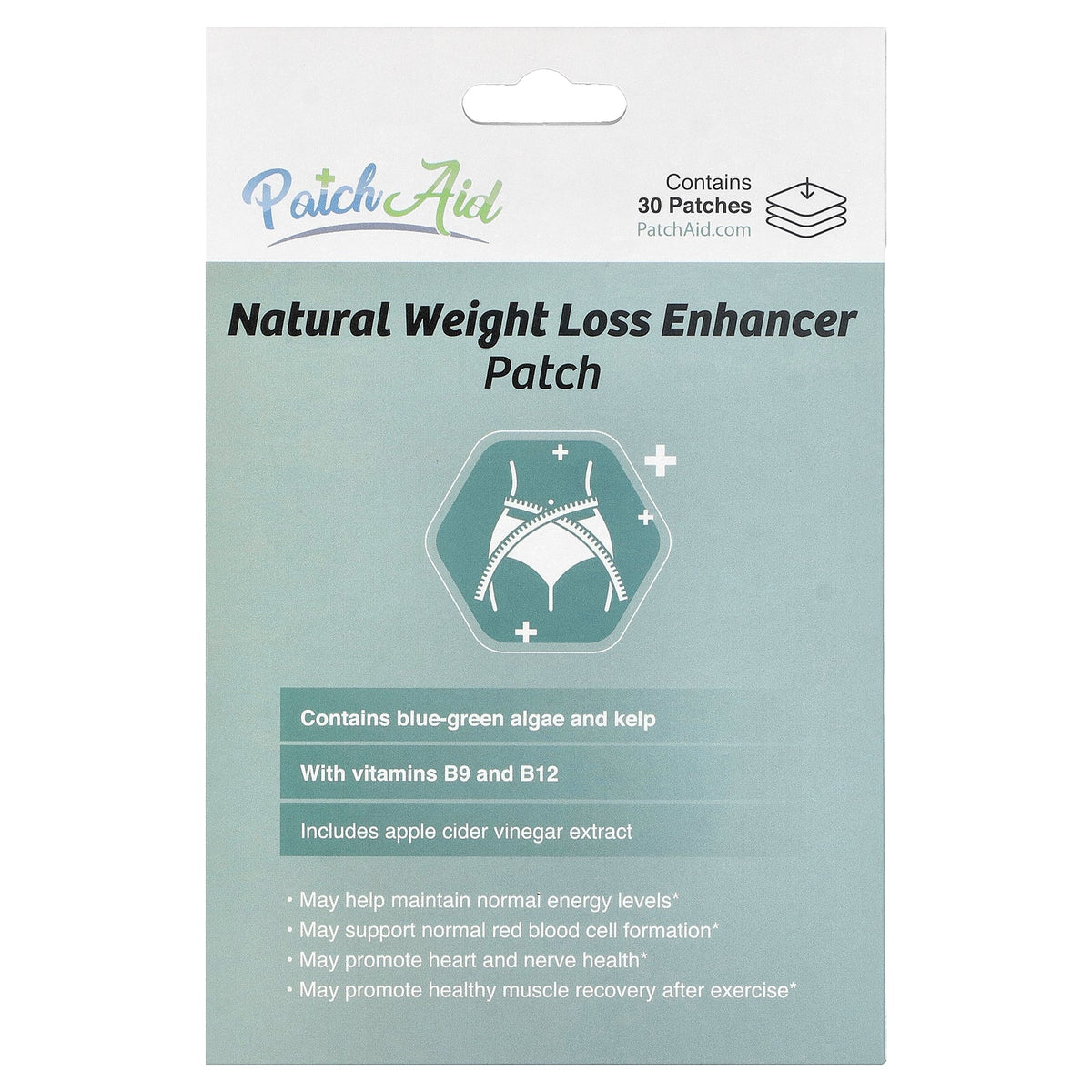 PatchAid, Natural Weight Loss Enhancer Patch, 30 Patches