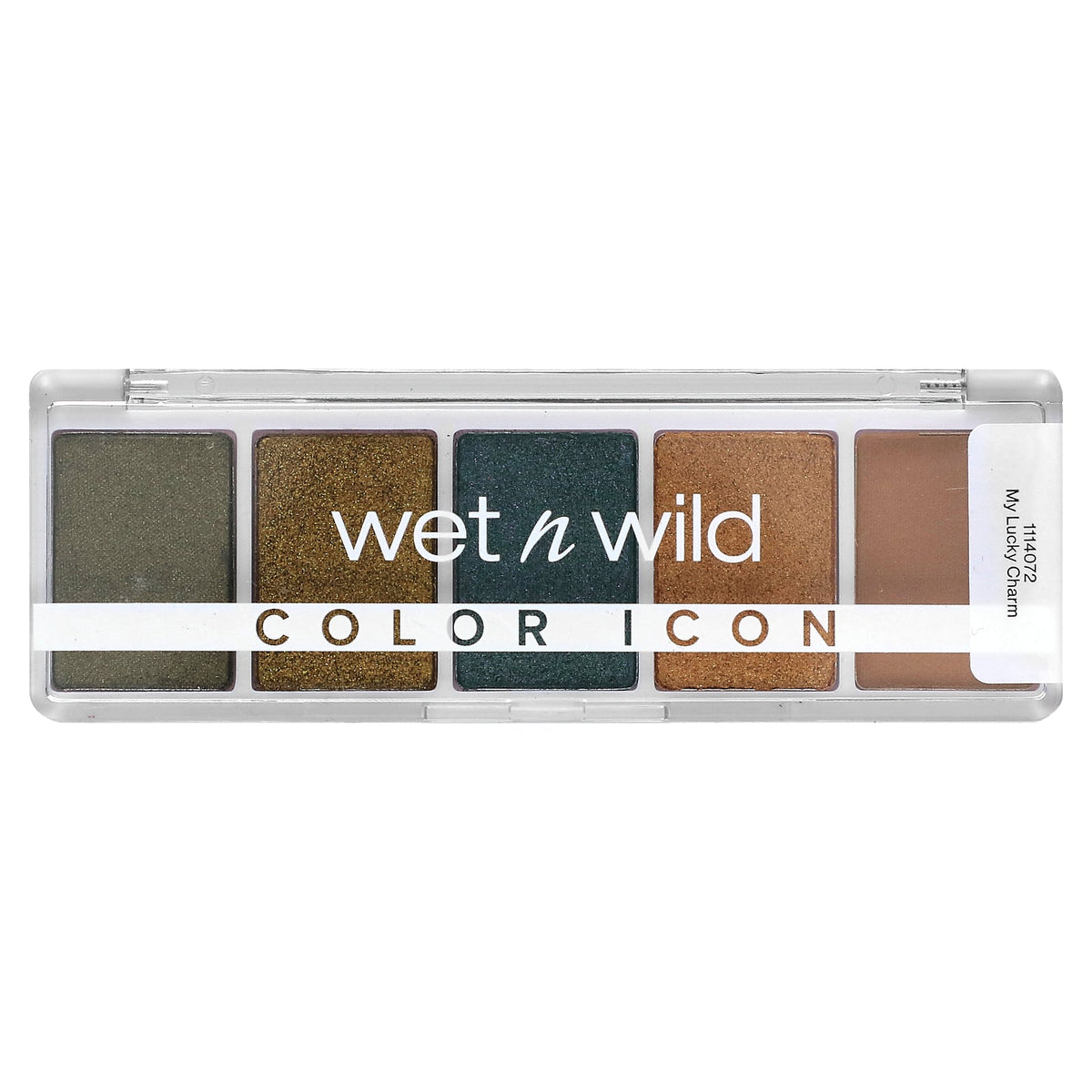 wet n wild, Color Icon, 5-Pan Shadow Palette, 1114072 My Lucky Charm, 0.21 oz (6 g)