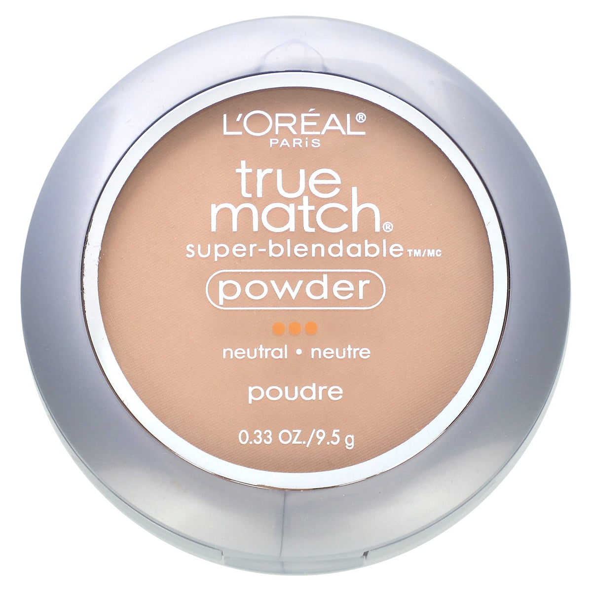 L'Oréal, True Match, Super-Blendable Powder, N5 True Beige, 0.33 oz (9.5 g)