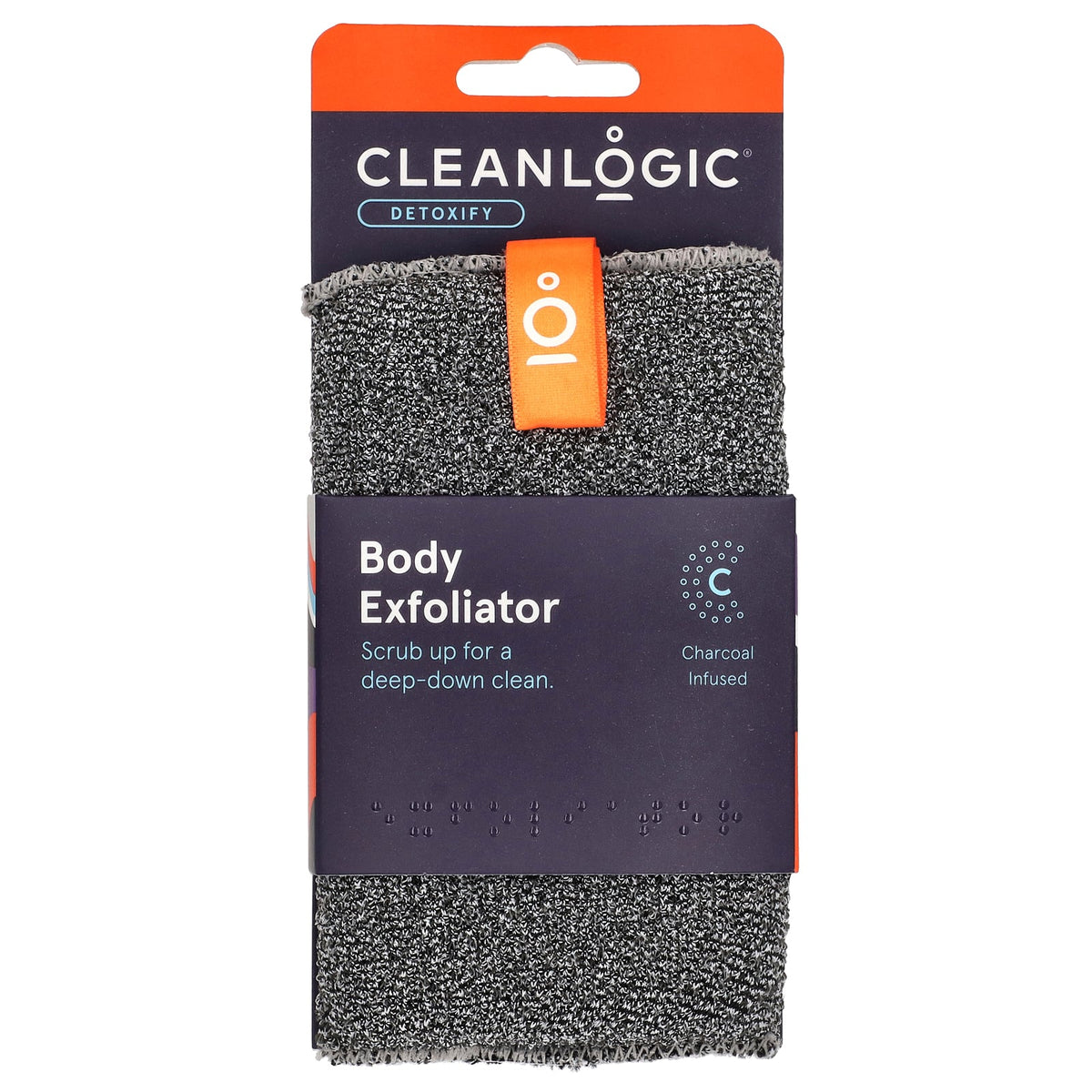 Cleanlogic, Detoxify, Body Exfoliator, 1 Count