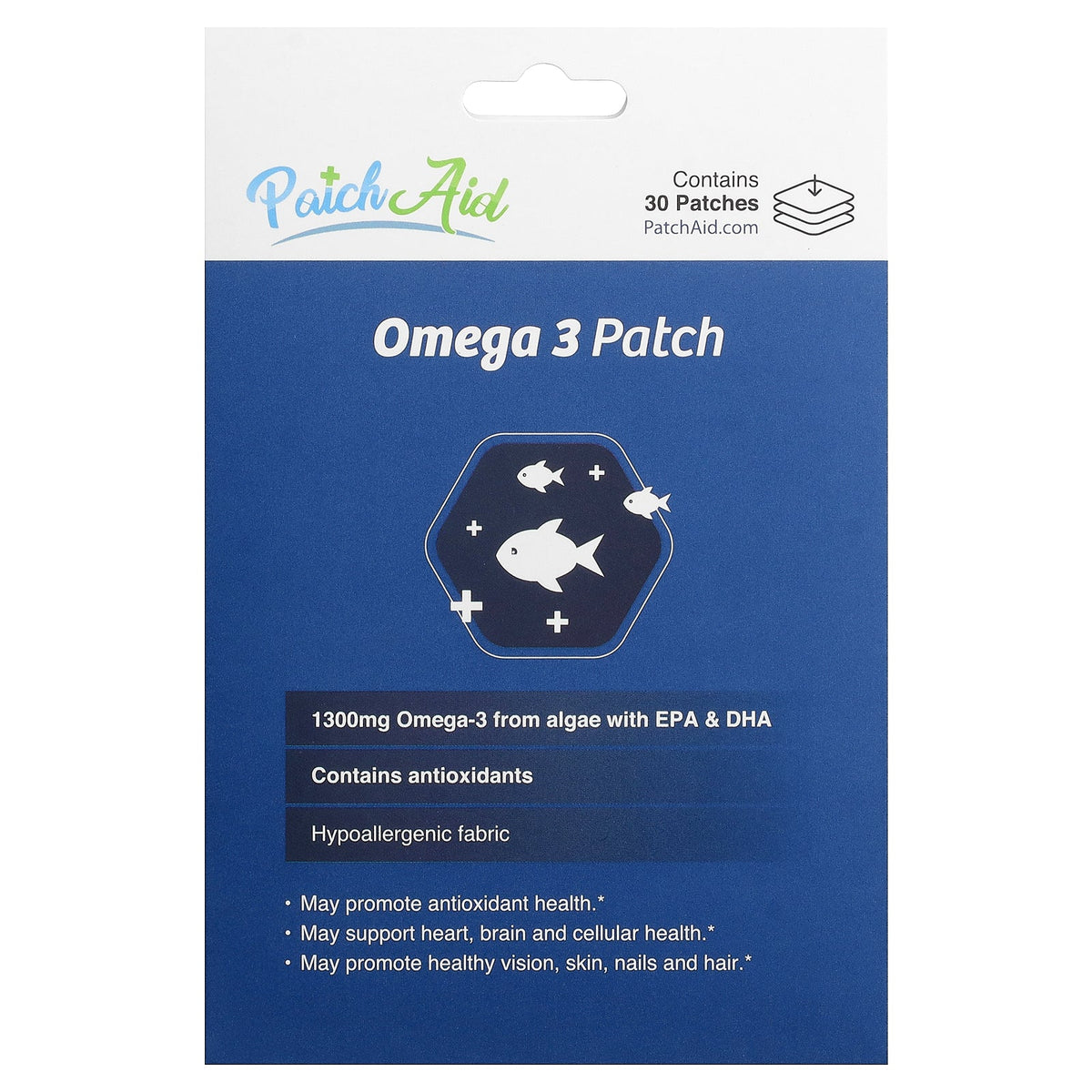 PatchAid, Omega 3 Patch, 30 Patches
