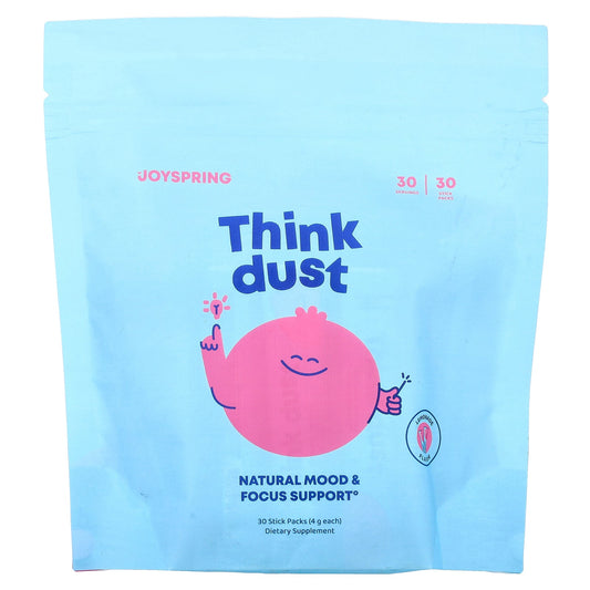 JoySpring, Think Dust, Lemonade, 30 Stick Packs (4 g Each)
