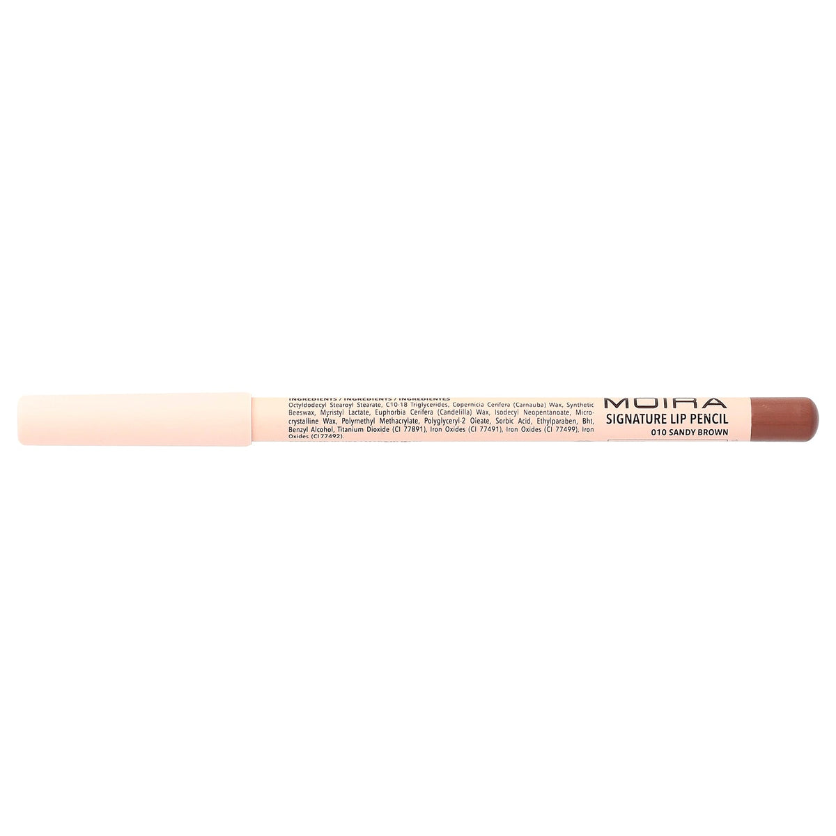 Moira Beauty, Signature Lip Pencil, 010 Sandy Brown, 0.04 oz (1.1 g)