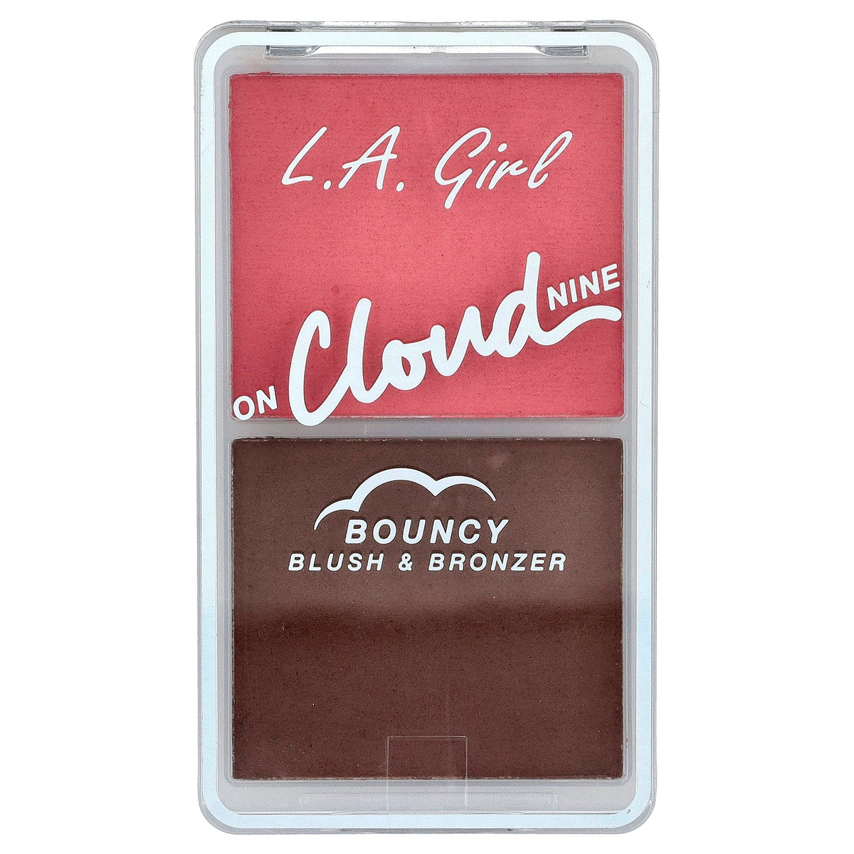 L.A. Girl, On Cloud Nine, Bouncy Blush & Bronzer, GBL498 Dreamy Pink, 0.21 oz (6 g)