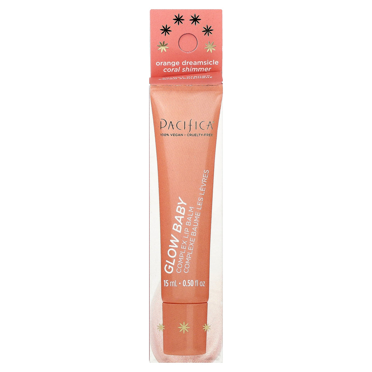 Pacifica, Glow Baby, Complex Lip Balm, Orange Dreamsicle, 0.5 fl oz (15  ml)