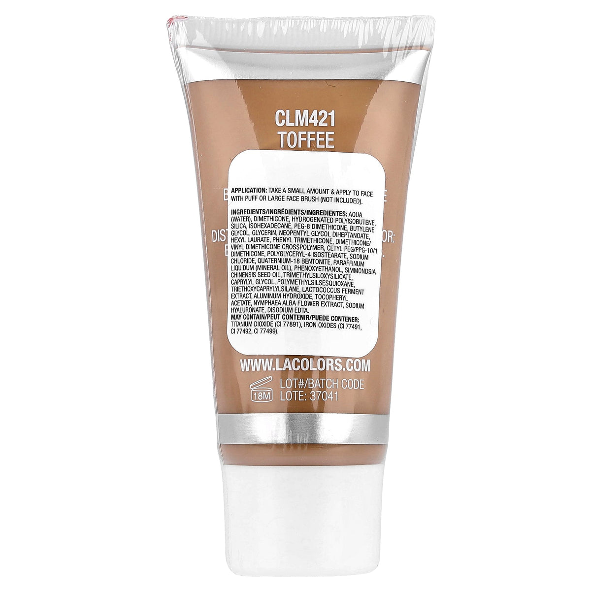 L.A. Colors, Natural Skin Tint, CLM421 Toffee, 1 fl oz (30 ml)