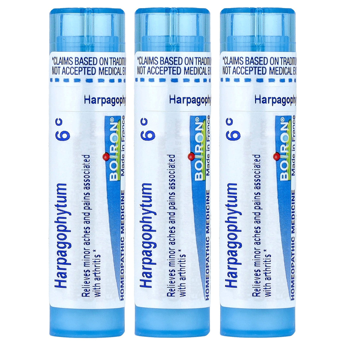 Boiron, Harpagophytum Meltaway Pellets, 3 Tubes, 80 Pellets Each