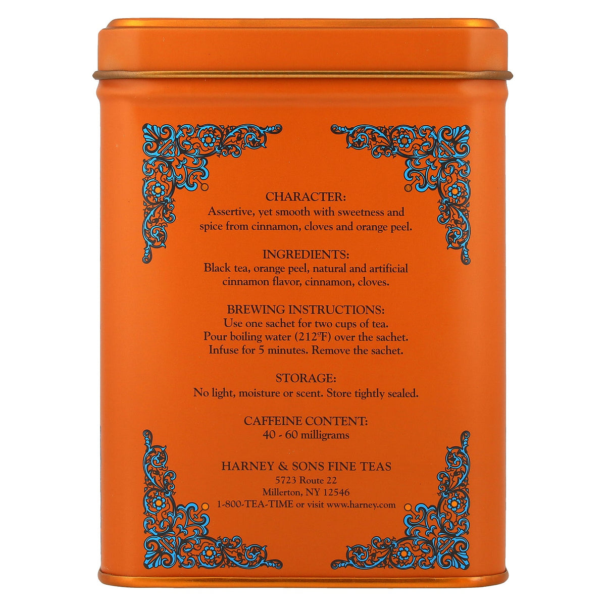 Harney & Sons, HT Tea Blends, Hot Cinnamon Sunset, 20 Tea Sachets, 1.4 oz (40 g)