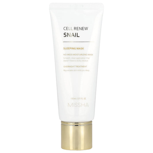 Missha, Cell Renew Snail, Sleeping Beauty Mask, 3.71 fl oz (110 ml)