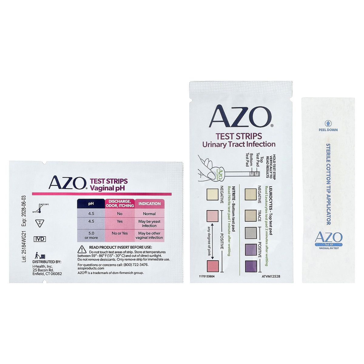AZO, UTI & Vaginal pH Test Kit , 2 Piece Kit
