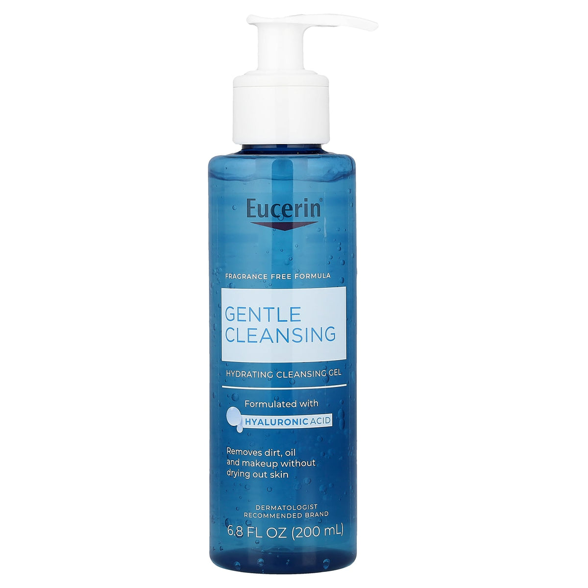 Eucerin, Hydrating Cleansing Gel, Fragrance Free, 6.8 fl oz (200 ml)