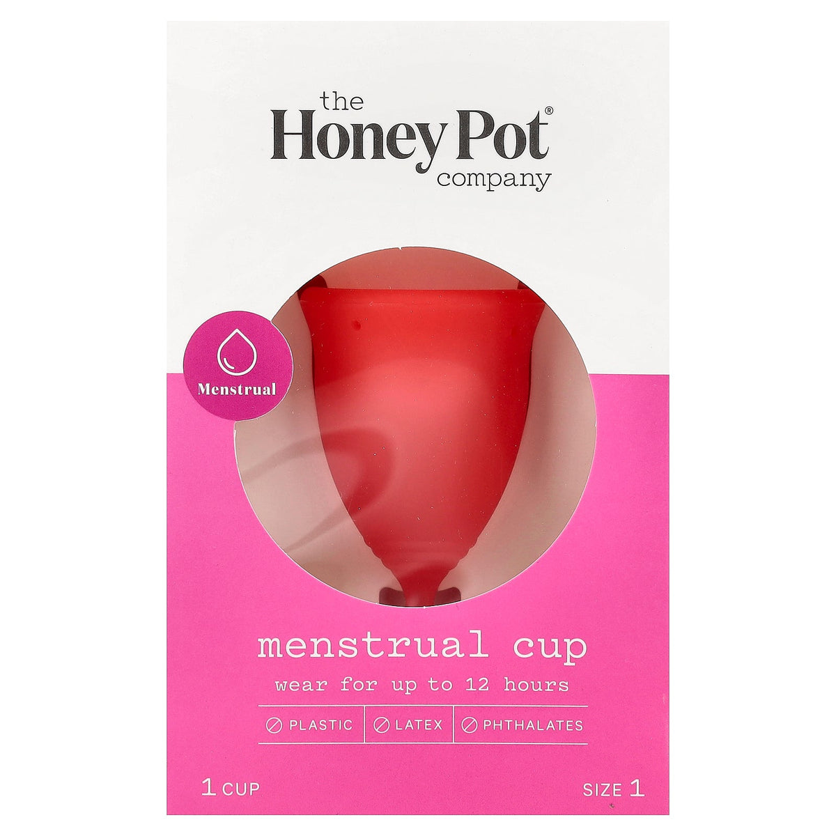 The Honey Pot Company, Menstrual Cup, Size 1, 1 Cup