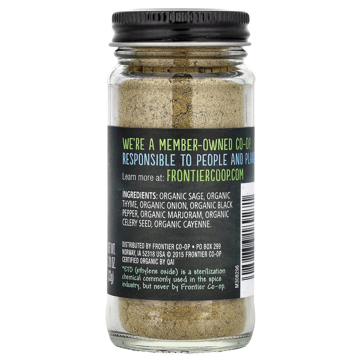 Frontier Co-op, Organic Poultry Seasoning With Sage, Thyme & Onion, 1.2 oz (33 g)