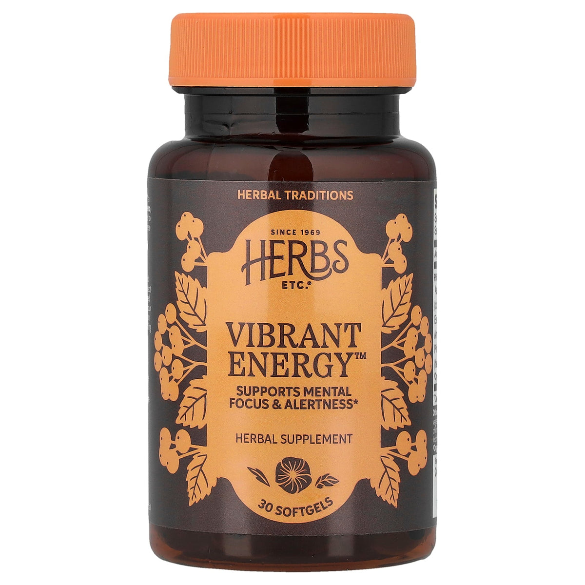 Herbs Etc., Vibrant Energy™, 30 Softgels