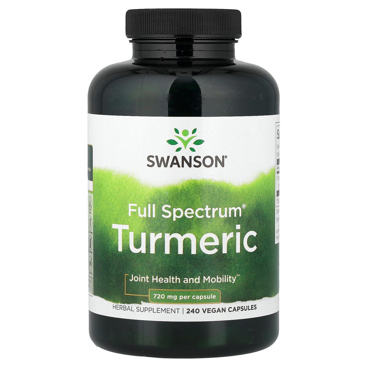 Swanson Vitamins, Full Spectrum® Turmeric, 720 mg, 240 Vegan Capsules