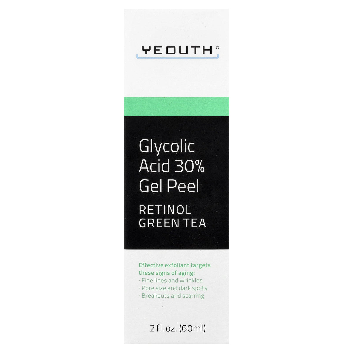 YEOUTH, Glycolic Acid 30% Gel Peel, 2 fl oz (60 ml)