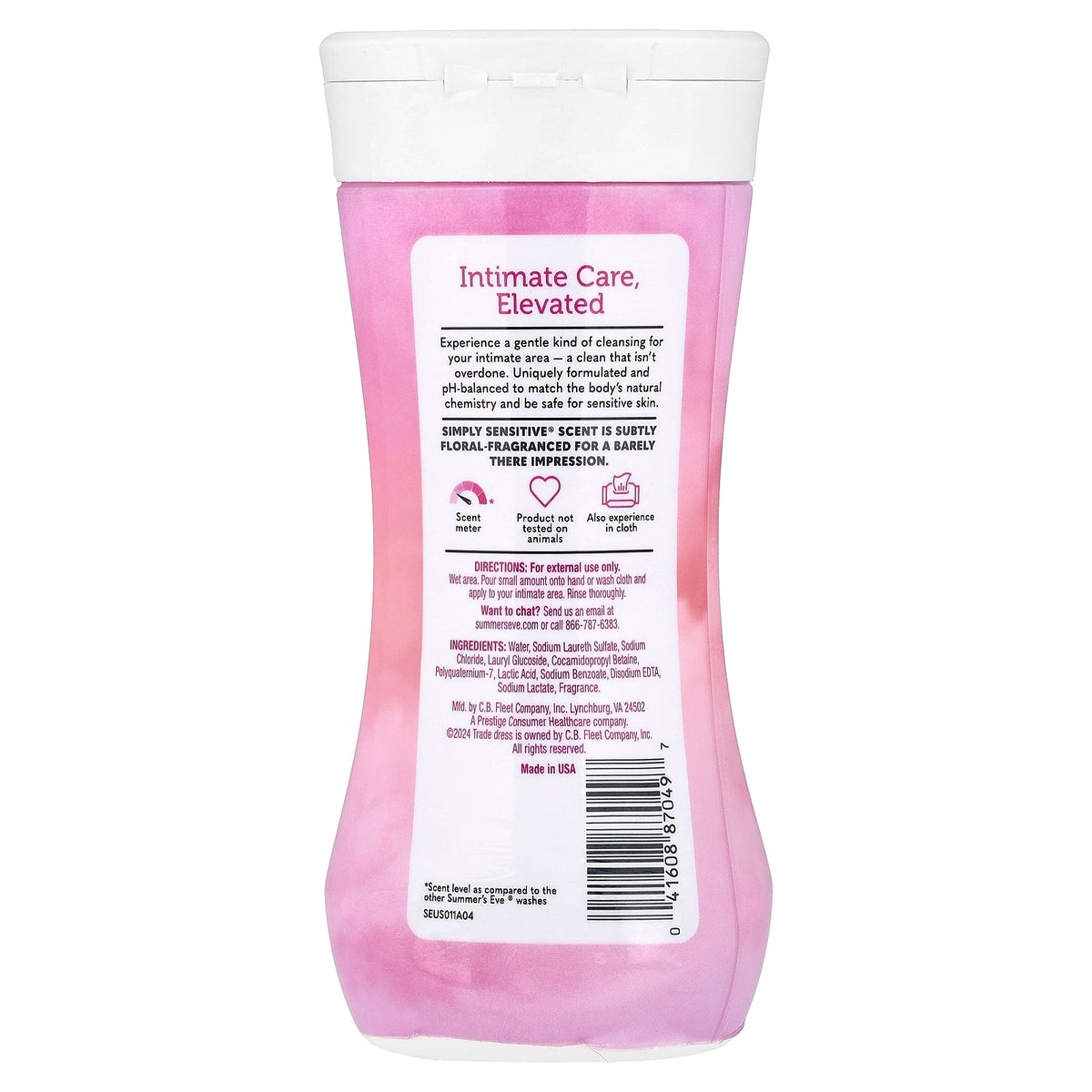 Summer's Eve, pH-Balanced Cleansing Wash, Simply Sensitive®, 9 fl oz (266 ml)