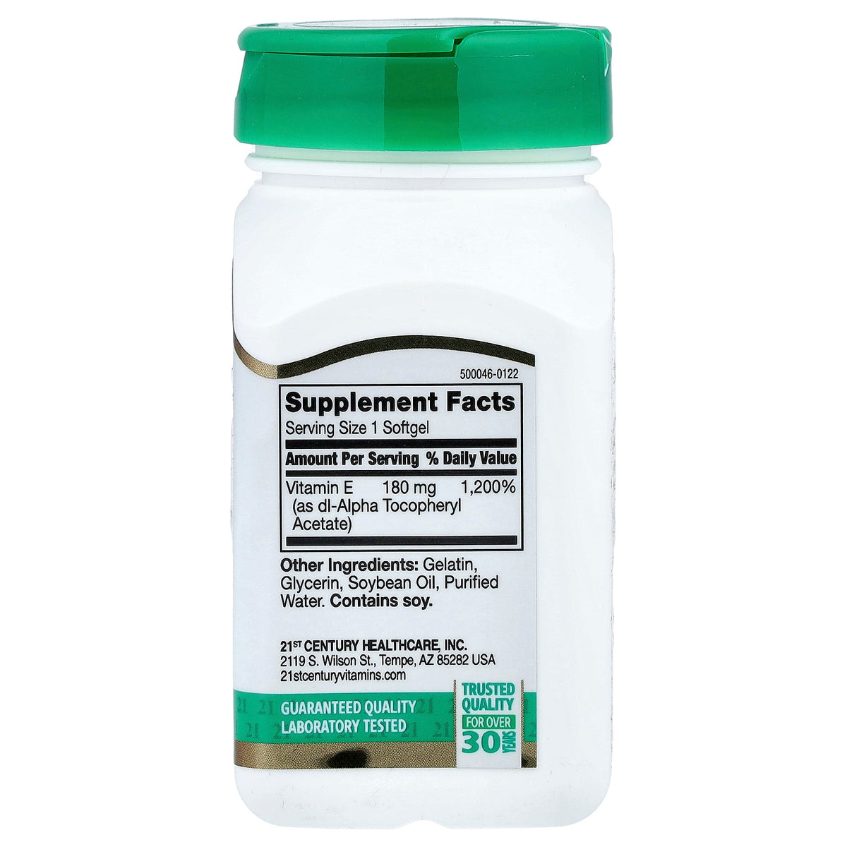 21st Century, Vitamin E, 180 mg (400 IU), 110 Softgels
