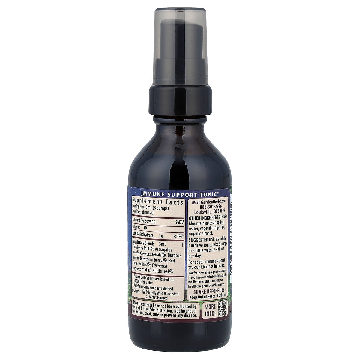WishGarden Herbs, Daily™ Immune Builder, 2 fl oz (59 ml)