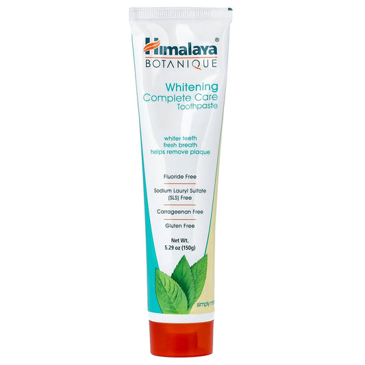 Himalaya, Botanique, Whitening Complete Care Toothpaste, Simply Mint, 5.29 oz (150 g)
