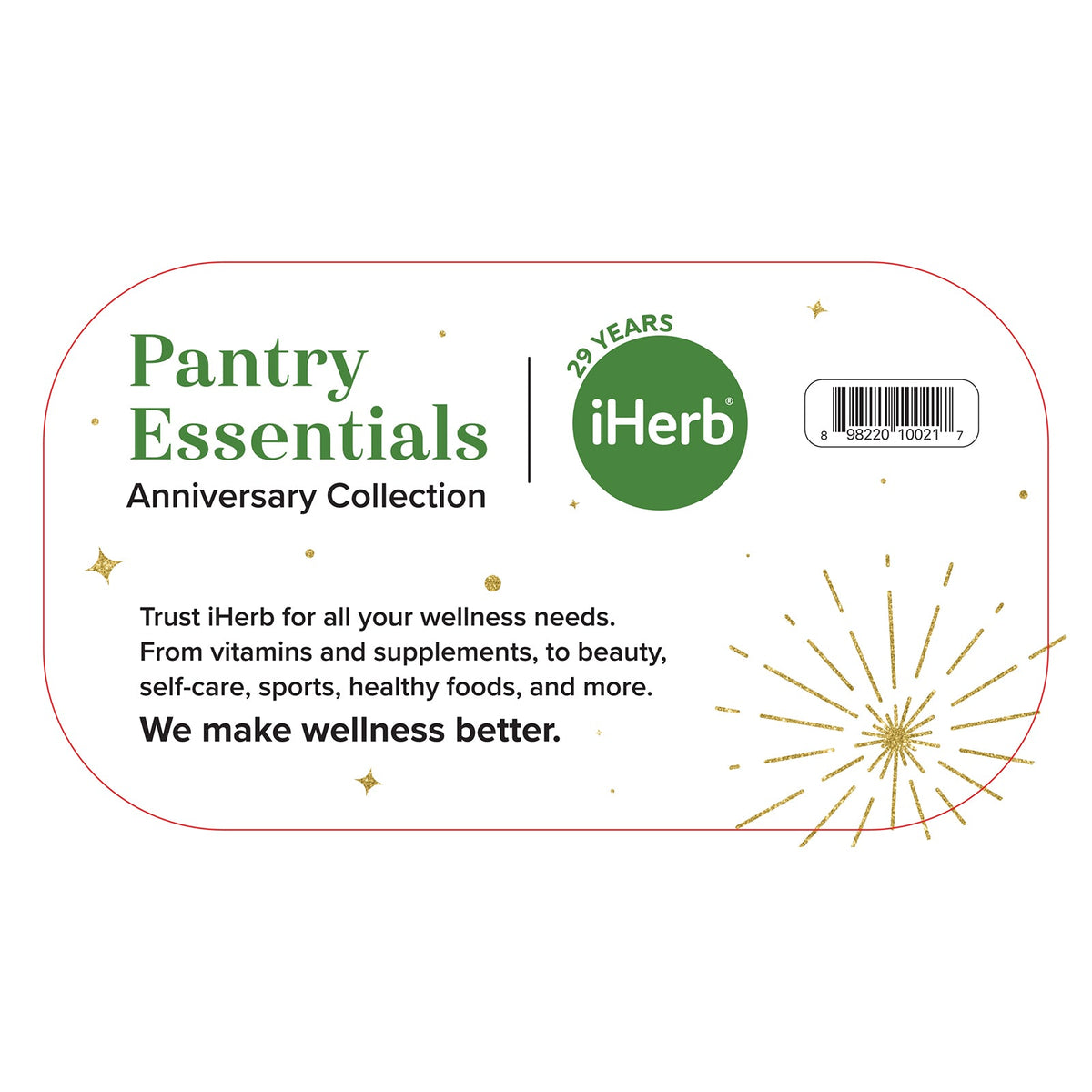 iHerb Exclusive, Pantry Essentials, Anniversary Collection, 8 Piece Set