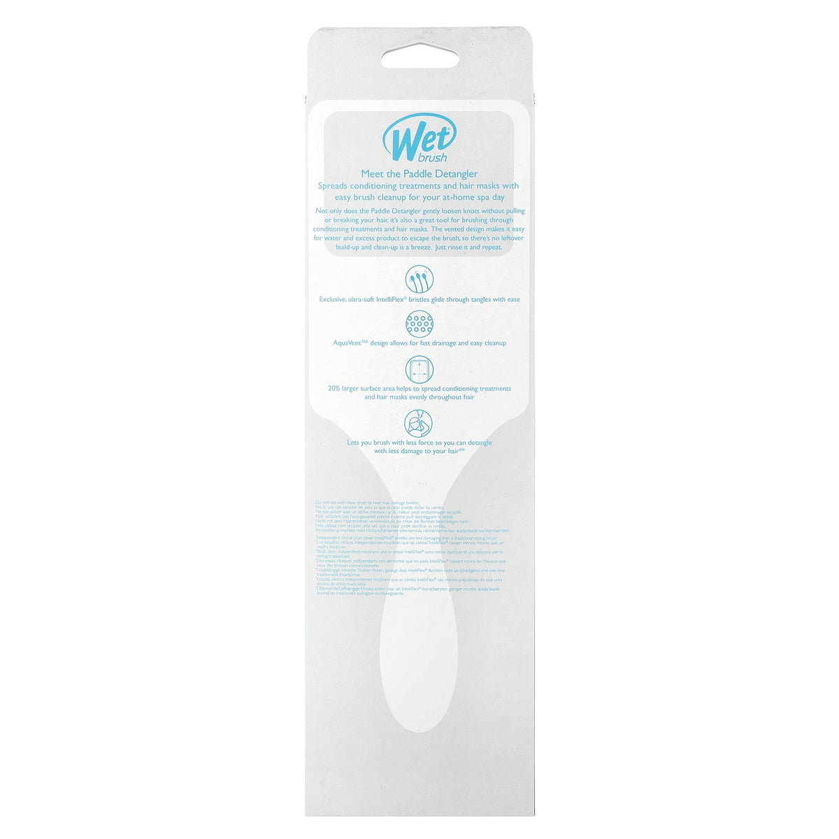 Wet Brush, Paddle Detangler Brush, Pink, 1 Brush