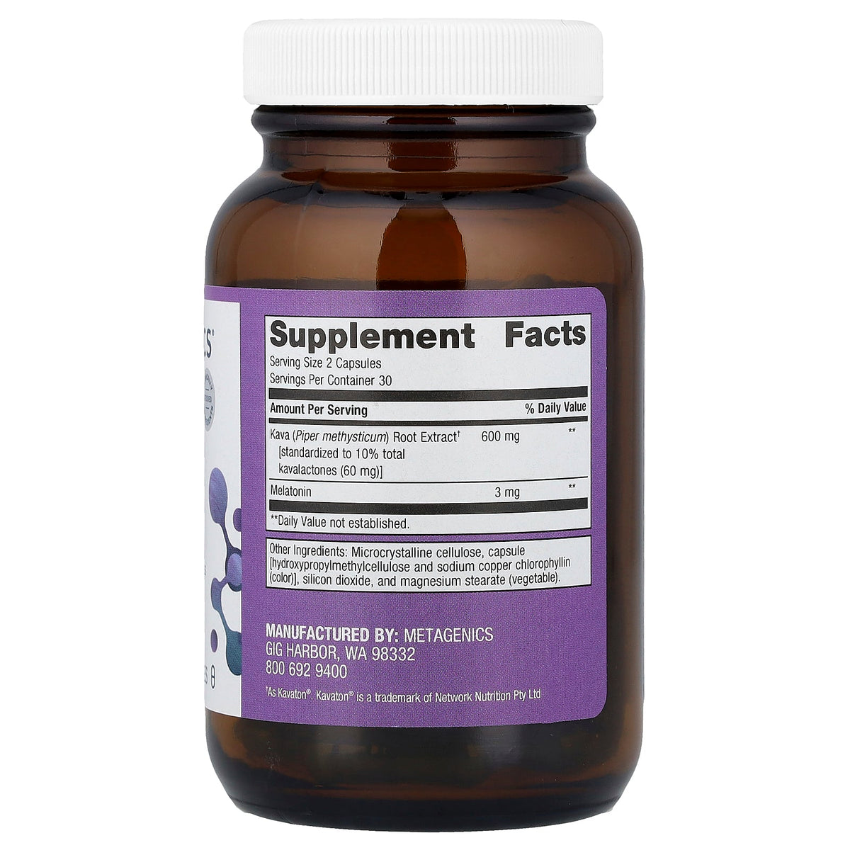 Metagenics, MetaSleep®, 60 Capsules