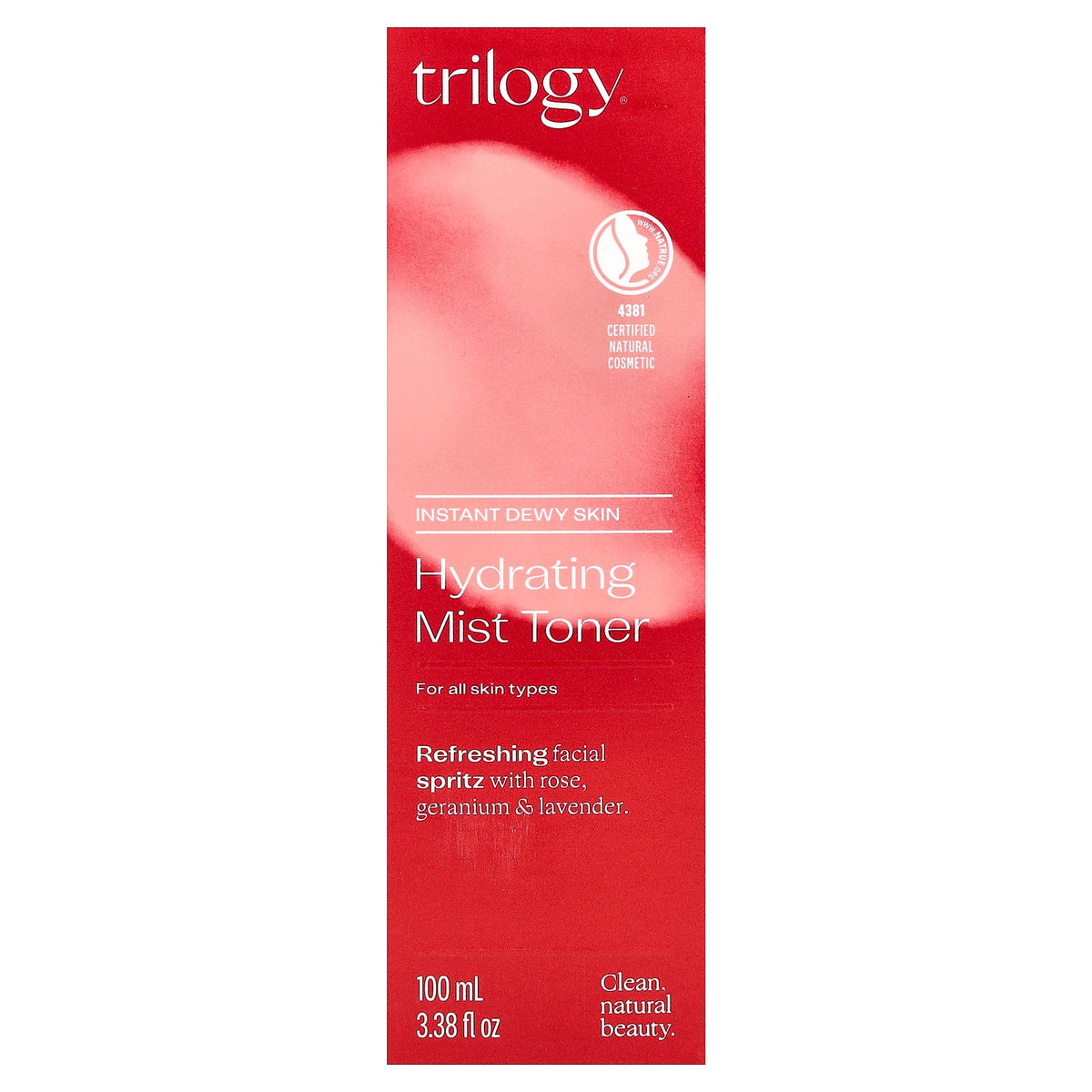 Trilogy, Hydrating Mist Toner, 3.38 fl oz (100 ml)
