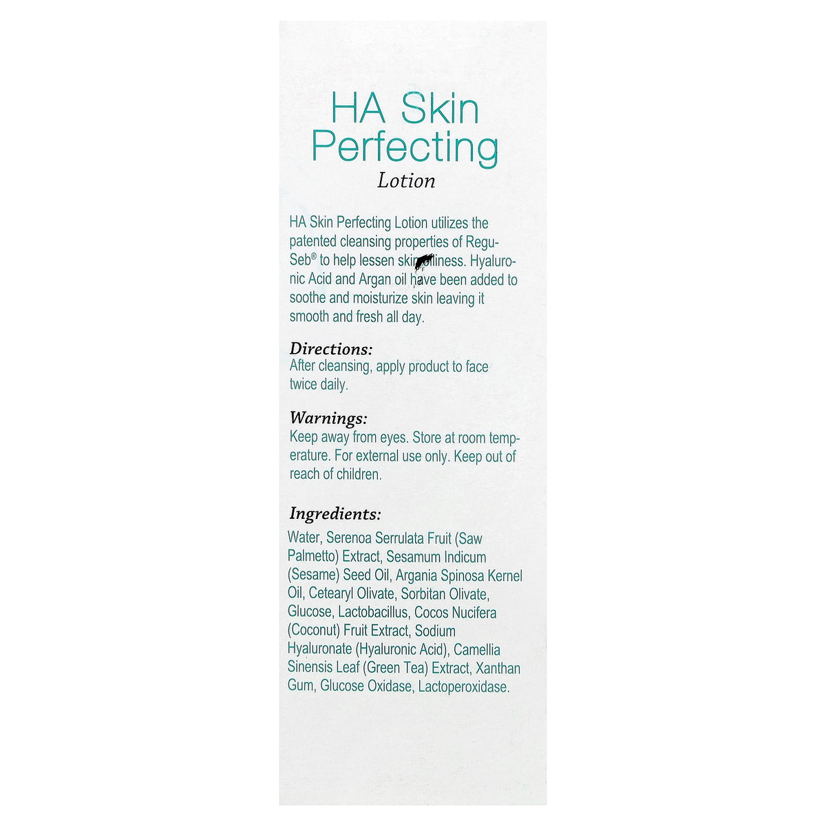 Hyalogic, HA Skin Perfecting Lotion with Hyaluronic Acid, Fragrance Free, 1 oz (28.4 g)