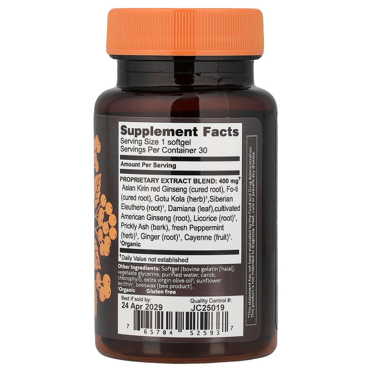 Herbs Etc., Vibrant Energy™, 30 Softgels