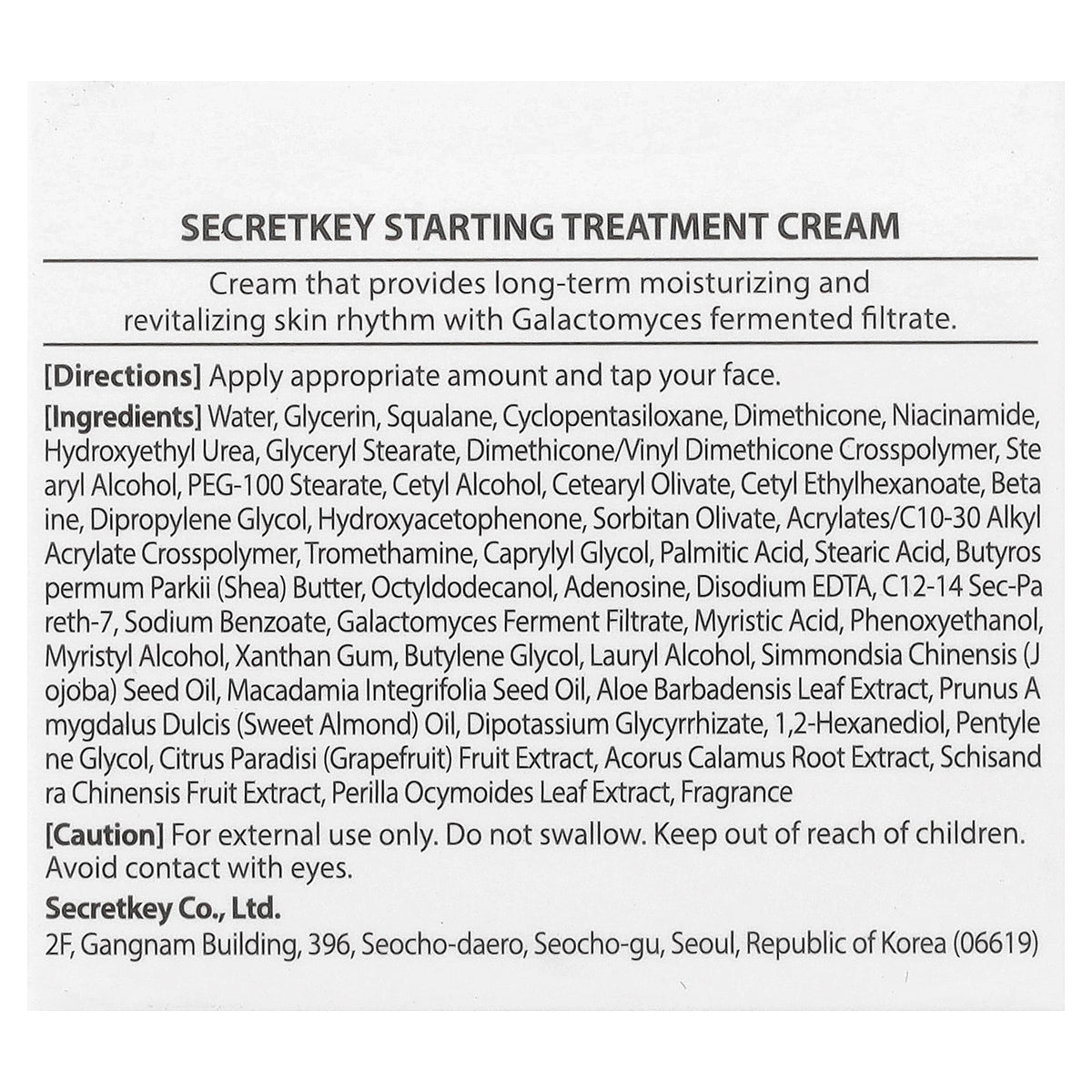 Secret Key, Starting Treatment Cream, 1.76 oz (50 g)