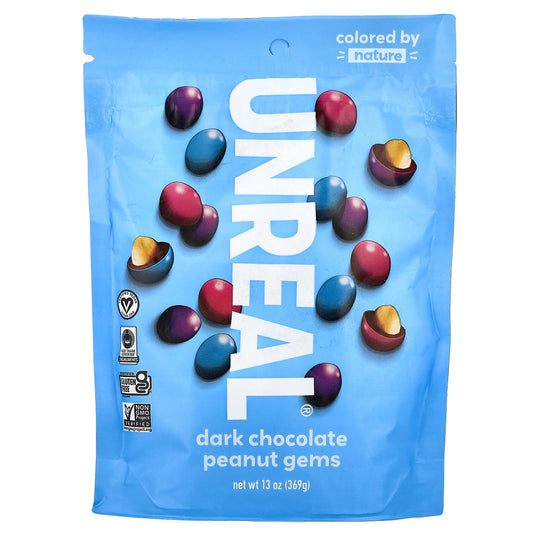 Unreal, Peanut Gems, Dark Chocolate, 13 oz (369 g)