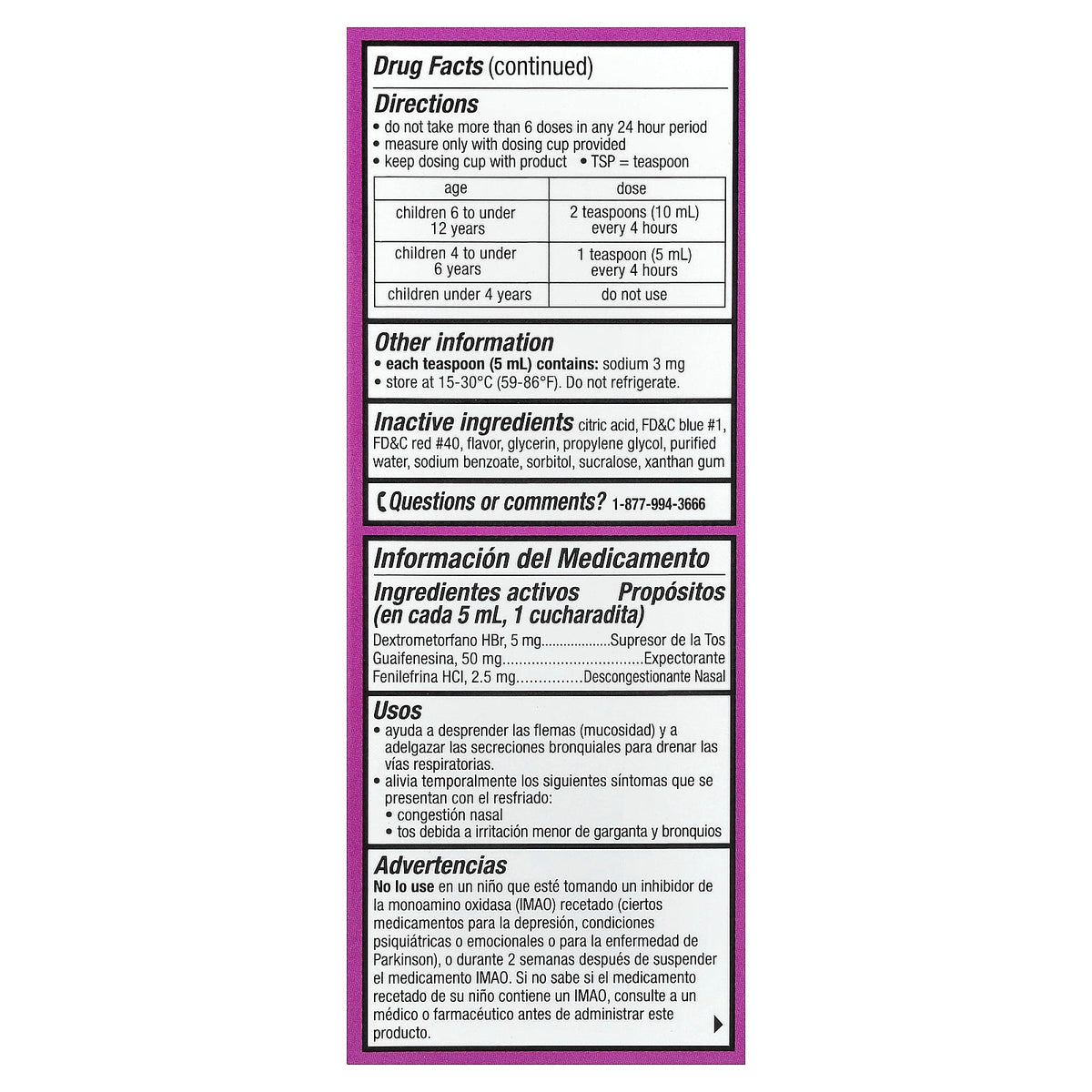 Tukol, Children's, Cough & Congestion, Ages 4+, Grape, 4 fl oz (118 ml)