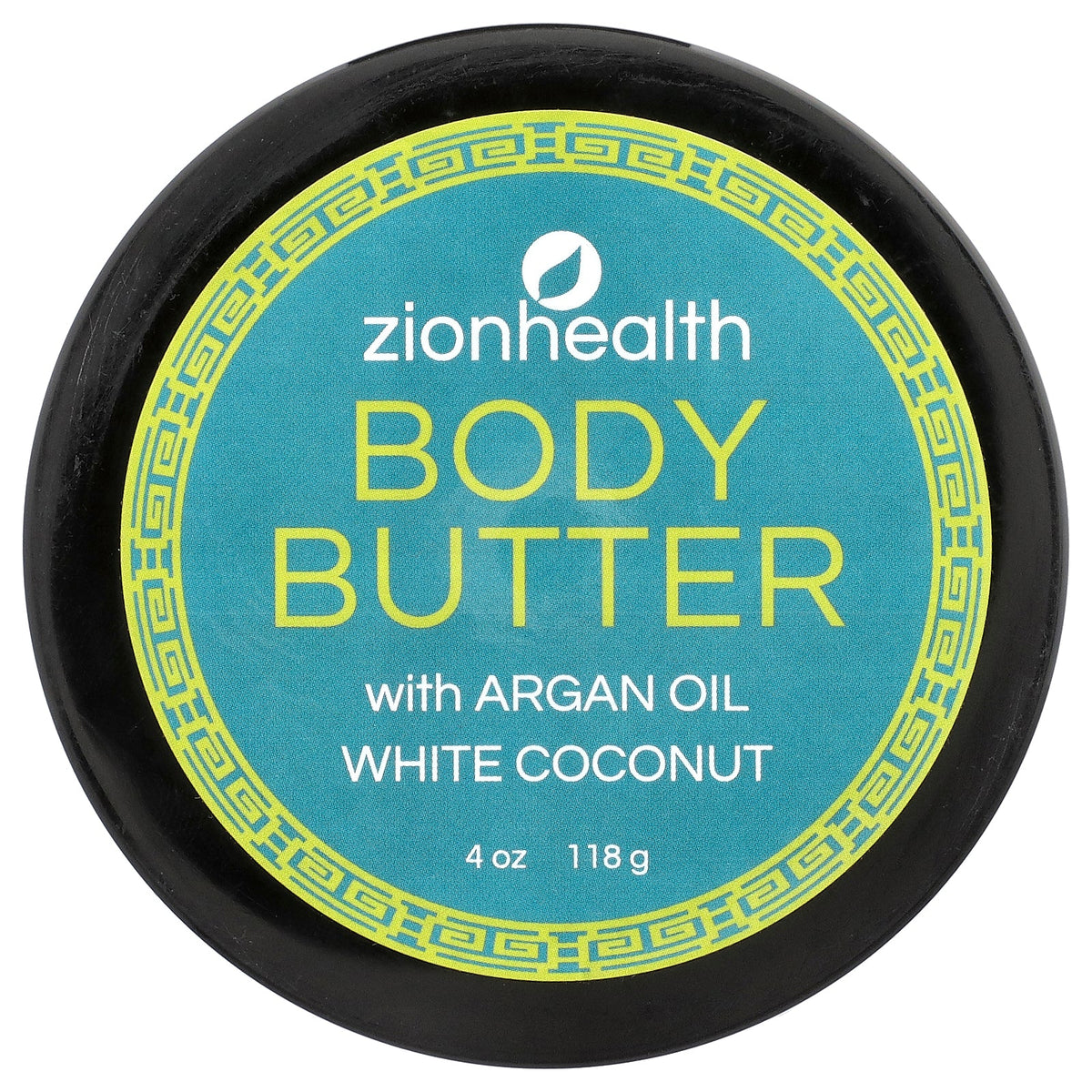 Zion Health, Body Butter with Argan Oil, White Coconut, 4 oz (118 g)