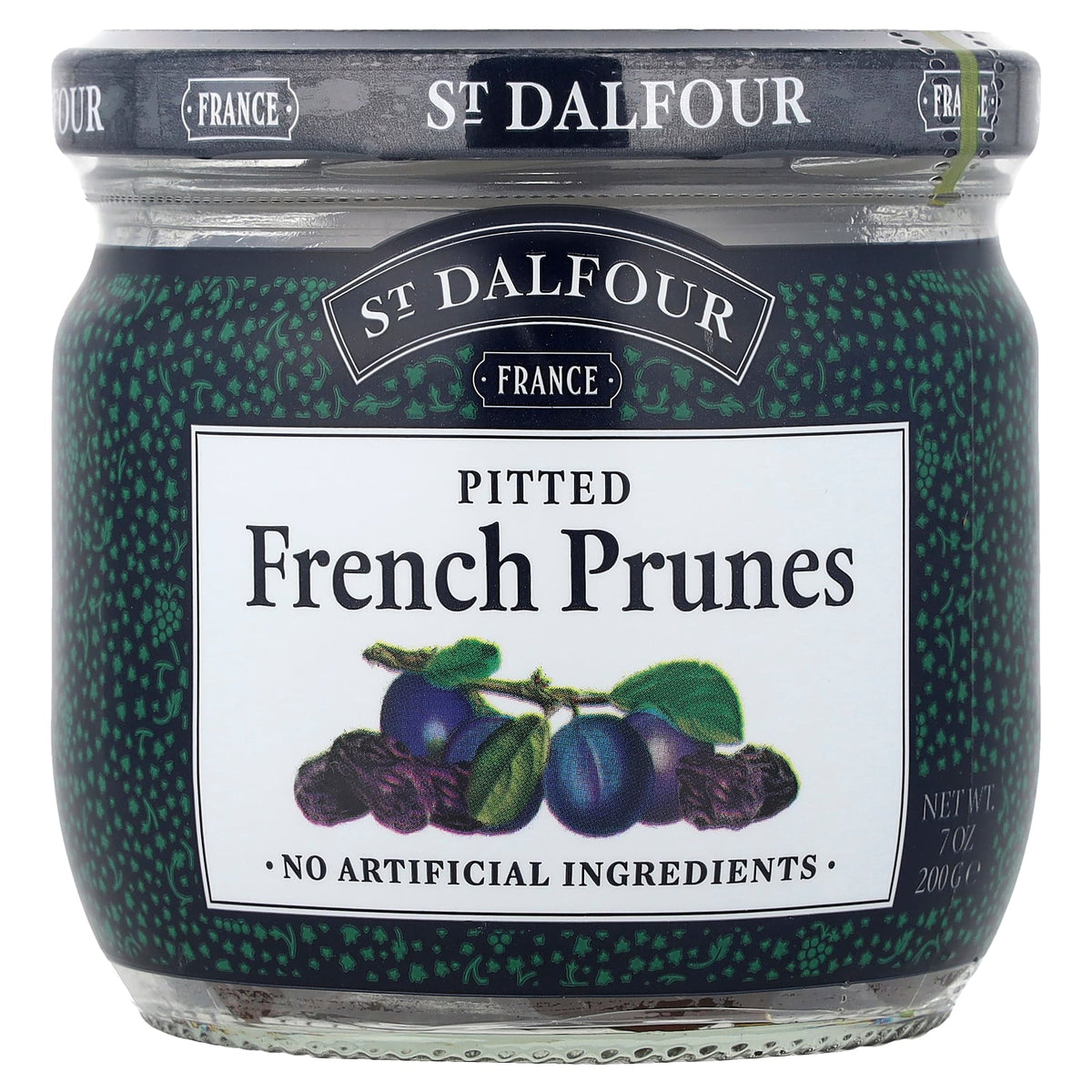 St. Dalfour, French Prunes, Pitted, 7 oz (200 g)