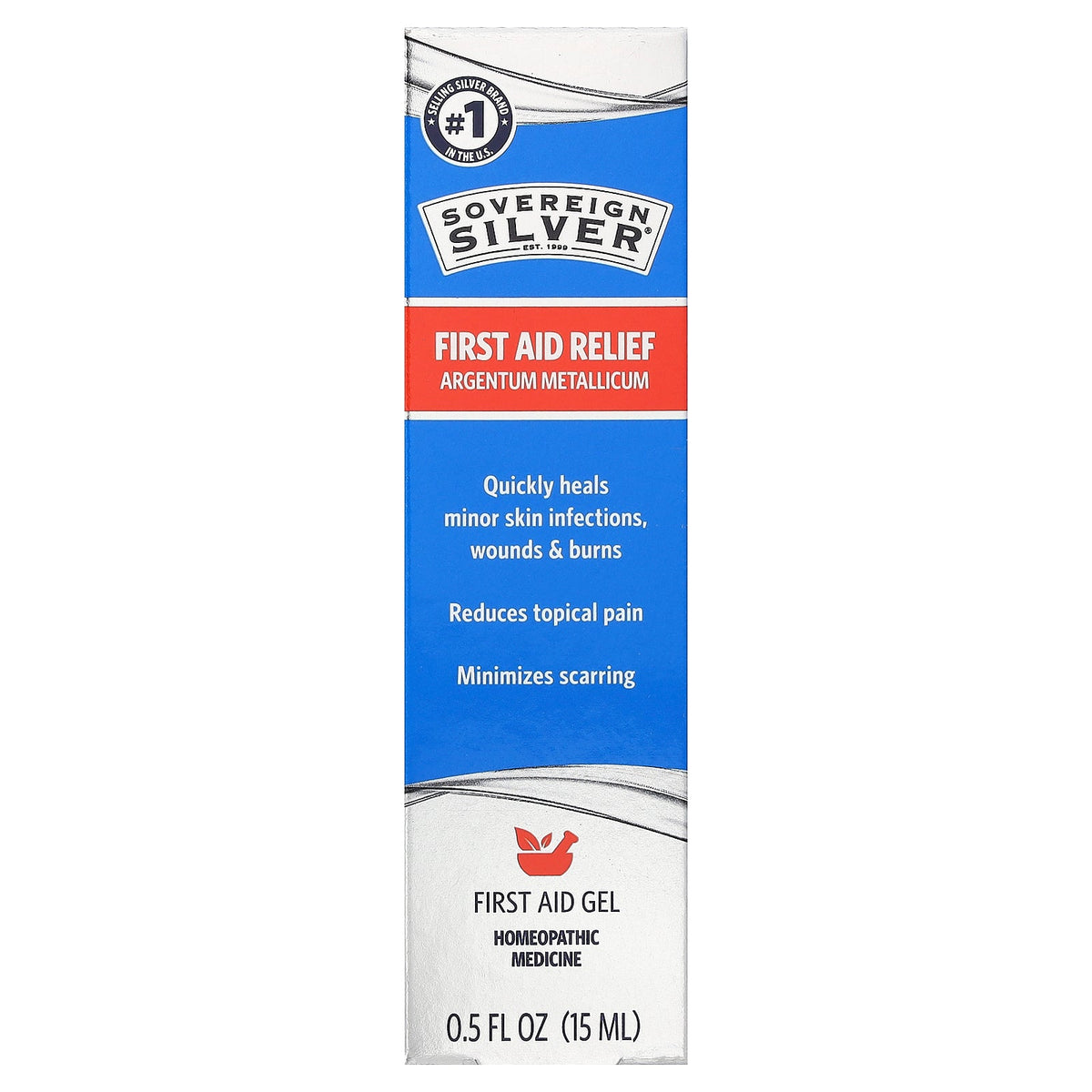 Sovereign Silver, First Aid Gel, 0.5 fl oz (15 ml)